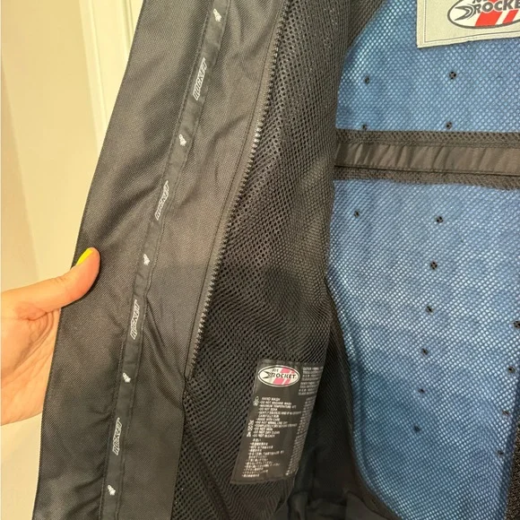 Joe Rocket Pheonix Mesh Motorcycle Armored Riding Jacket Black Small - Picture 7 of 15